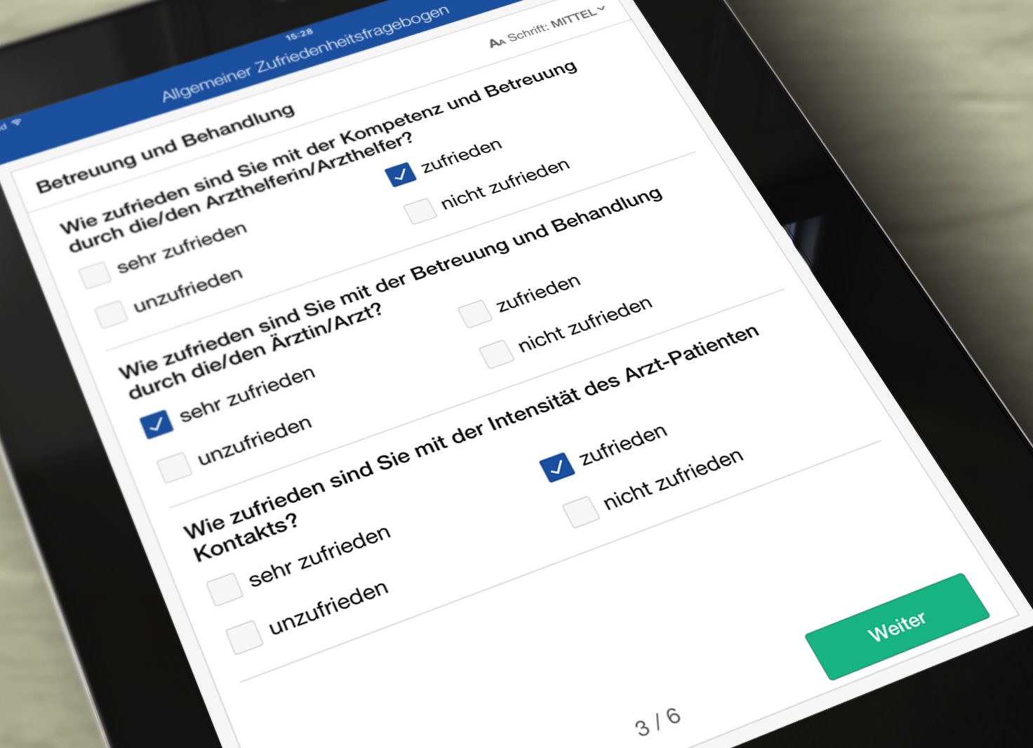 Aufklärung Tablet